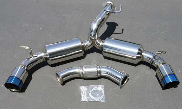 Powered by APG vNext Trial - 3 inch stainless steel exhaust system Mr2